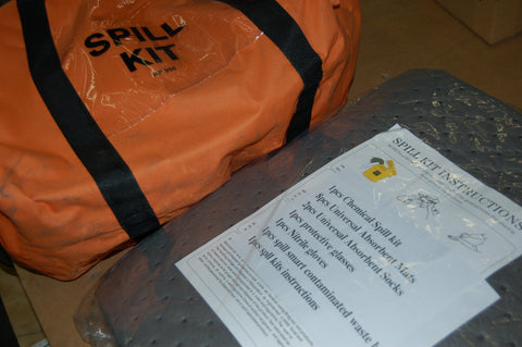 BARPEK SPILL KIT, REFILLABLE COMES WITH GLOVES CARRYING BAG