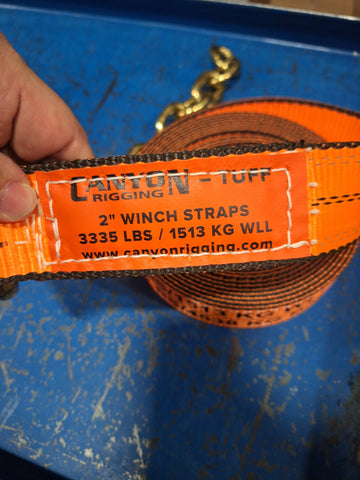 REPLACEMENT STRAPS FOR THE CARRIER TIE DOWN KIT - PN: CANR-DRCS-2X18