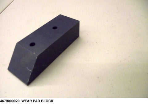 Pad 1.00 x 1.38 x 4.00 Wear Pad               PN:4679000020