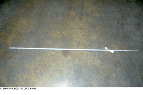 Rod .50 dia X 68.00                      PN: 4763000154