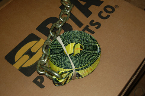 BA PRODUCTS 14' STRAP W/CHAIN COMMON TO CARRIER TIE DOWN KIT (OLD ERSBA38200C-L)SEE 38-20 FOR RATCHET