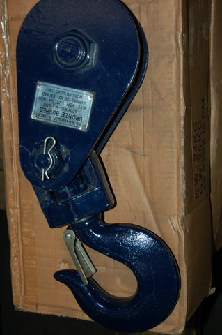 SNATCH BLOCK 8 TON 6" SHEAVE WITH LATCH   PN: 6i-8T6